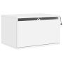 Wand-Nachttische mit LED-Leuchten, 2 Einheiten, weiß von , Nachttische - Ref: Foro24-836827, Preis: 68,09 €, Rabatt: %