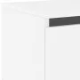 Wall bedside tables with LED lights 2 units white by , Nightstands - Ref: Foro24-836827, Price: 66,67 €, Discount: %