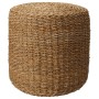 Home&Styling Natürlicher runder Pouf aus Seegras Ø40x38 cm von , Osmanen - Ref: Foro24-447472, Preis: 60,40 €, Rabatt: %