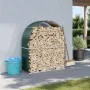 Grüner Holzhalter aus verzinktem Stahl, 120 x 45 x 140 cm von , Brennholztaschen und -halter - Ref: Foro24-364541, Preis: 54,...