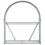 Green galvanized steel log holder 120x45x140 cm by , Firewood bags and holders - Ref: Foro24-364541, Price: 54,16 €, Discount: %