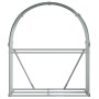 Grüner Holzhalter aus verzinktem Stahl, 120 x 45 x 140 cm von , Brennholztaschen und -halter - Ref: Foro24-364541, Preis: 54,...