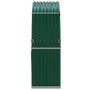 Green galvanized steel log holder 120x45x140 cm by , Firewood bags and holders - Ref: Foro24-364541, Price: 54,93 €, Discount: %
