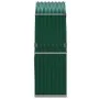 Green galvanized steel log holder 120x45x140 cm by , Firewood bags and holders - Ref: Foro24-364541, Price: 54,16 €, Discount: %