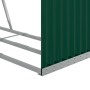 Grüner Holzhalter aus verzinktem Stahl, 120 x 45 x 140 cm von , Brennholztaschen und -halter - Ref: Foro24-364541, Preis: 54,...
