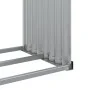 Grüner Holzhalter aus verzinktem Stahl, 120 x 45 x 140 cm von , Brennholztaschen und -halter - Ref: Foro24-364541, Preis: 54,...