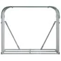 Leñero de acero galvanizado verde 120x45x100 cm de , Bolsas y soportes de leña - Ref: Foro24-364543, Precio: 49,89 €, Descuen...