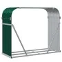 Leñero de acero galvanizado verde 120x45x100 cm de , Bolsas y soportes de leña - Ref: Foro24-364543, Precio: 49,89 €, Descuen...