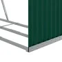 Leñero de acero galvanizado verde 120x45x100 cm de , Bolsas y soportes de leña - Ref: Foro24-364543, Precio: 49,89 €, Descuen...