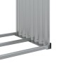 Grüner Holzhalter aus verzinktem Stahl, 120 x 45 x 100 cm von , Brennholztaschen und -halter - Ref: Foro24-364543, Preis: 50,...