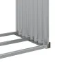 Hellbrauner Holzhalter aus verzinktem Stahl, 120 x 45 x 140 cm von , Brennholztaschen und -halter - Ref: Foro24-364581, Preis...