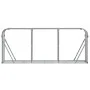 Leñero de acero galvanizado gris claro 234x45x100 cm de , Bolsas y soportes de leña - Ref: Foro24-364555, Precio: 61,44 €, De...