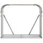 Leñero de acero galvanizado marrón claro 120x45x100 cm de , Bolsas y soportes de leña - Ref: Foro24-364583, Precio: 47,35 €, ...