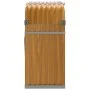 Leñero de acero galvanizado marrón claro 120x45x100 cm de , Bolsas y soportes de leña - Ref: Foro24-364583, Precio: 47,35 €, ...