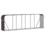 Brauner Holzhalter aus verzinktem Stahl, 300 x 45 x 100 cm von , Brennholztaschen und -halter - Ref: Foro24-364576, Preis: 86...
