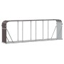 Brauner Holzhalter aus verzinktem Stahl, 300 x 45 x 100 cm von , Brennholztaschen und -halter - Ref: Foro24-364576, Preis: 86...