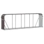 Brauner Holzhalter aus verzinktem Stahl, 300 x 45 x 100 cm von , Brennholztaschen und -halter - Ref: Foro24-364576, Preis: 85...