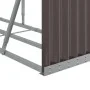 Brown galvanized steel log holder 300x45x100 cm by , Firewood bags and holders - Ref: Foro24-364576, Price: 85,06 €, Discount: %