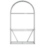 Anthracite gray galvanized steel log holder 120x45x210 cm by , Firewood bags and holders - Ref: Foro24-364562, Price: 64,41 €...