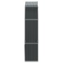 Anthracite gray galvanized steel log holder 120x45x210 cm by , Firewood bags and holders - Ref: Foro24-364562, Price: 64,41 €...