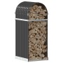 Leñero de acero galvanizado gris antracita 40x45x100 cm de , Bolsas y soportes de leña - Ref: Foro24-364557, Precio: 47,72 €,...