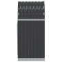 Leñero de acero galvanizado gris antracita 40x45x100 cm de , Bolsas y soportes de leña - Ref: Foro24-364557, Precio: 47,72 €,...