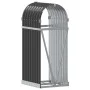 Leñero de acero galvanizado gris antracita 40x45x100 cm de , Bolsas y soportes de leña - Ref: Foro24-364557, Precio: 47,03 €,...