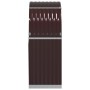 Brown galvanized steel log holder 80x45x120 cm by , Firewood bags and holders - Ref: Foro24-364569, Price: 57,10 €, Discount: %