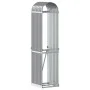 Leñero de acero galvanizado gris claro 40x45x170 cm de , Bolsas y soportes de leña - Ref: Foro24-364548, Precio: 48,35 €, Des...