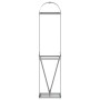 Leñero de acero galvanizado gris claro 40x45x170 cm de , Bolsas y soportes de leña - Ref: Foro24-364548, Precio: 48,98 €, Des...