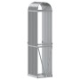 Leñero de acero galvanizado gris claro 40x45x170 cm de , Bolsas y soportes de leña - Ref: Foro24-364548, Precio: 48,98 €, Des...