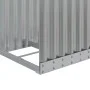 Leñero de acero galvanizado gris claro 40x45x170 cm de , Bolsas y soportes de leña - Ref: Foro24-364548, Precio: 48,35 €, Des...