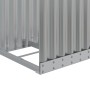 Leñero de acero galvanizado gris claro 40x45x170 cm de , Bolsas y soportes de leña - Ref: Foro24-364548, Precio: 48,98 €, Des...