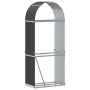 Leñero de acero galvanizado gris antracita 80x45x190 cm de , Bolsas y soportes de leña - Ref: Foro24-364560, Precio: 64,67 €,...