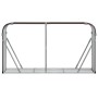 Brauner Holzhalter aus verzinktem Stahl, 180 x 45 x 100 cm von , Brennholztaschen und -halter - Ref: Foro24-364574, Preis: 60...