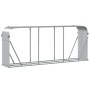 Silver galvanized steel log holder 234x45x100 cm by , Firewood bags and holders - Ref: Foro24-364595, Price: 61,70 €, Discoun...