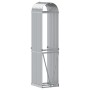 Leñero de acero galvanizado plateado 40x45x170 cm de , Bolsas y soportes de leña - Ref: Foro24-364588, Precio: 49,08 €