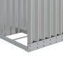 Leñero de acero galvanizado plateado 40x45x170 cm de , Bolsas y soportes de leña - Ref: Foro24-364588, Precio: 49,08 €