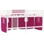 Hochbett für Kinder mit Vorhängen aus rosa Kiefernholz, 90 x 200 cm von , Betten und Lattenroste - Ref: Foro24-3206969, Preis...