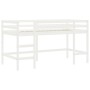 High bed for children with pink pine wood curtains 90x200 cm by , Beds and slatted bases - Ref: Foro24-3206969, Price: 198,36...