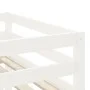 Cama alta para niños con cortinas madera pino rosa 90x200 cm de , Camas y somieres - Ref: Foro24-3206969, Precio: 208,28 €, D...