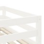 High bed for children with pink pine wood curtains 90x200 cm by , Beds and slatted bases - Ref: Foro24-3206969, Price: 198,36...