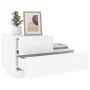 Bedside table with white LED lights 70x36x40.5 cm by , Nightstands - Ref: Foro24-836777, Price: 74,64 €, Discount: %