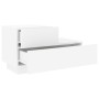 Nachttisch mit weißen LED-Leuchten 70x36x40,5 cm von , Nachttische - Ref: Foro24-836777, Preis: 76,05 €, Rabatt: %