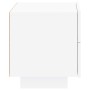 Nachttisch mit weißen LED-Leuchten 70x36x40,5 cm von , Nachttische - Ref: Foro24-836777, Preis: 76,05 €, Rabatt: %