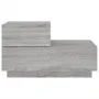 Mesita de noche con luces LED gris Sonoma 70x36x40,5 cm de , Mesitas de noche - Ref: Foro24-836782, Precio: 72,89 €, Descuent...