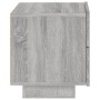 Bedside table with LED lights Sonoma gray 70x36x40.5 cm by , Nightstands - Ref: Foro24-836782, Price: 73,92 €, Discount: %