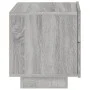 Bedside table with LED lights Sonoma gray 70x36x40.5 cm by , Nightstands - Ref: Foro24-836782, Price: 72,89 €, Discount: %