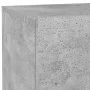 Concrete gray bedside table with LED lights 70x36x40.5 cm by , Nightstands - Ref: Foro24-836780, Price: 74,60 €, Discount: %
