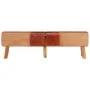 Gym bench genuine leather and brown canvas 160 cm by , Dining and kitchen benches - Ref: Foro24-356385, Price: 189,70 €, Disc...